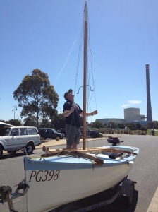Not a sailing canoe - Andala, my Eve 16 sailing dinghy designed by Mike Roberts